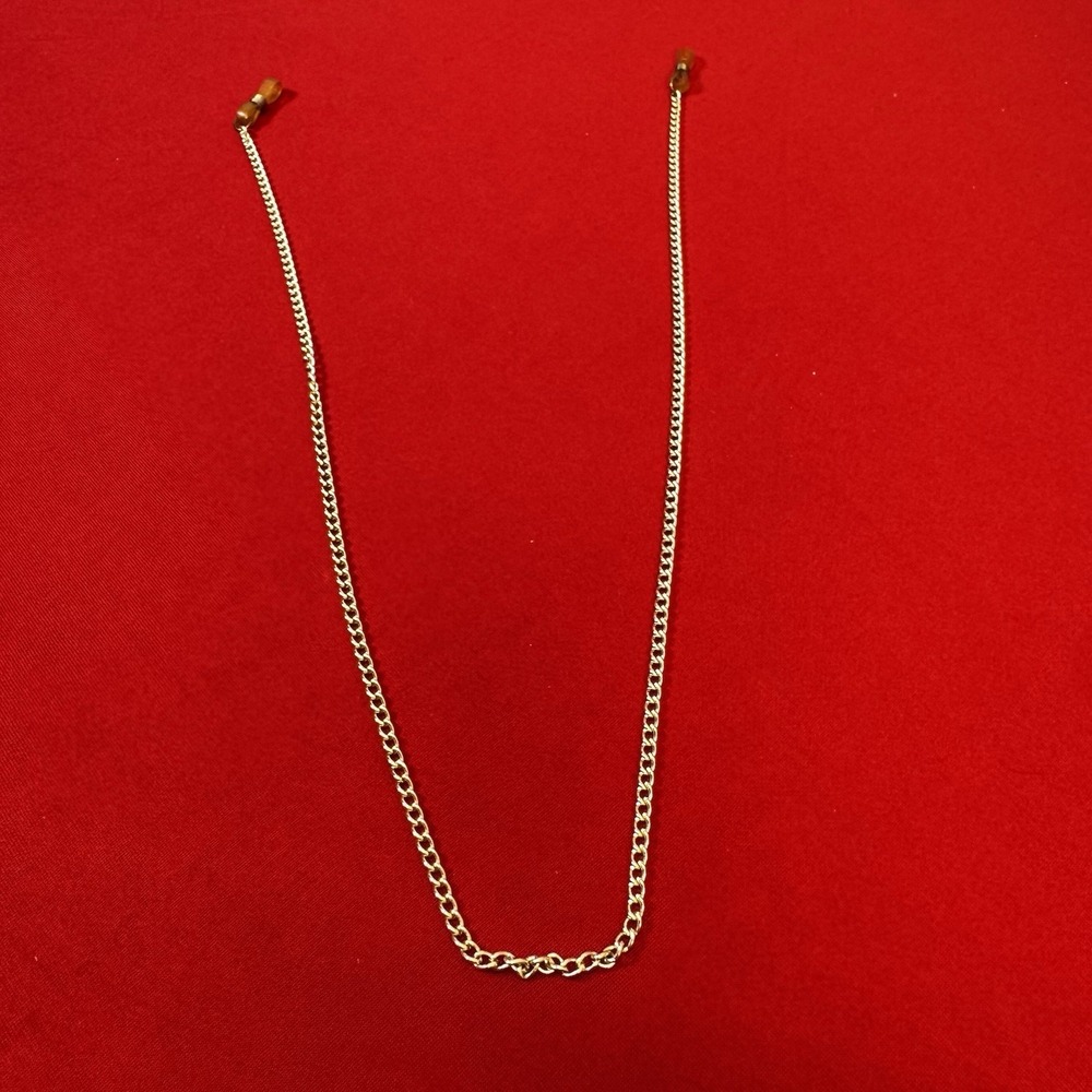 Gold Tone Chain Necklace‎ Eyeglasses Chain